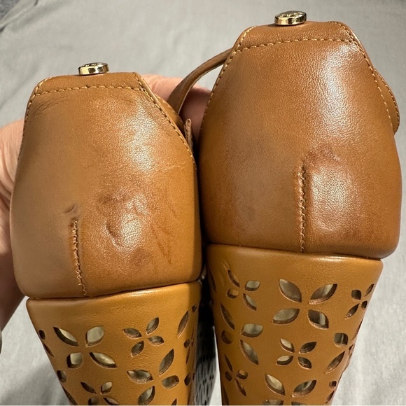 MICHAEL Michael Kors Sienna Espadrille Wedge Sandals, 8.5, openwork leather - Picture 13 of 16